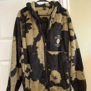 ROARK Expeditions fleece hooded jacket, L